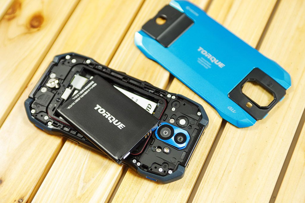 TORQUE G04の電池パック