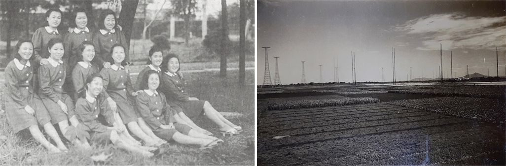 昭和初期の八俣送信所の写真