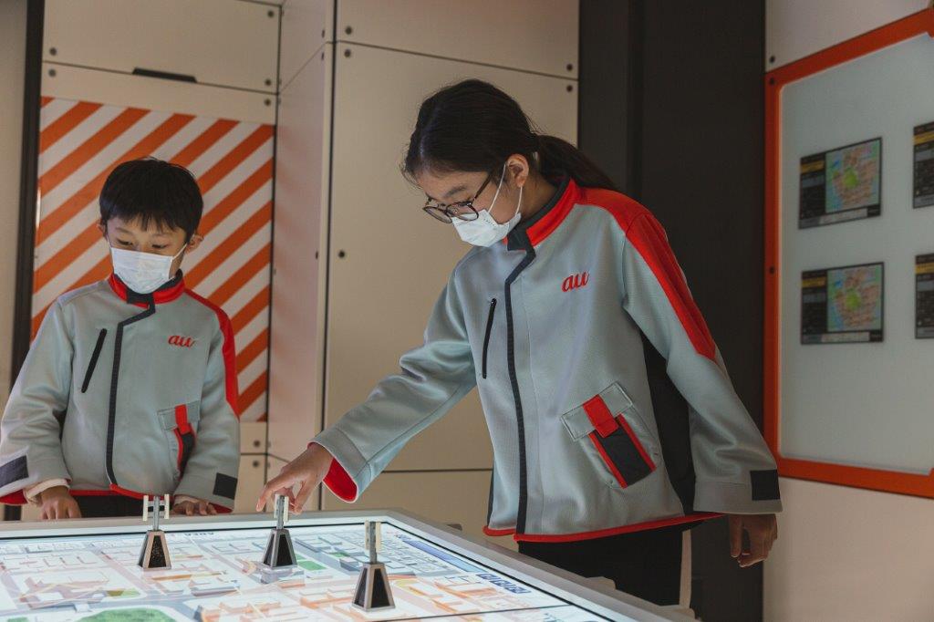 キッザニア東京の「通信会社」パビリオン