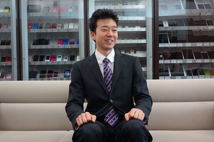 KDDI社員の笹栗隆司