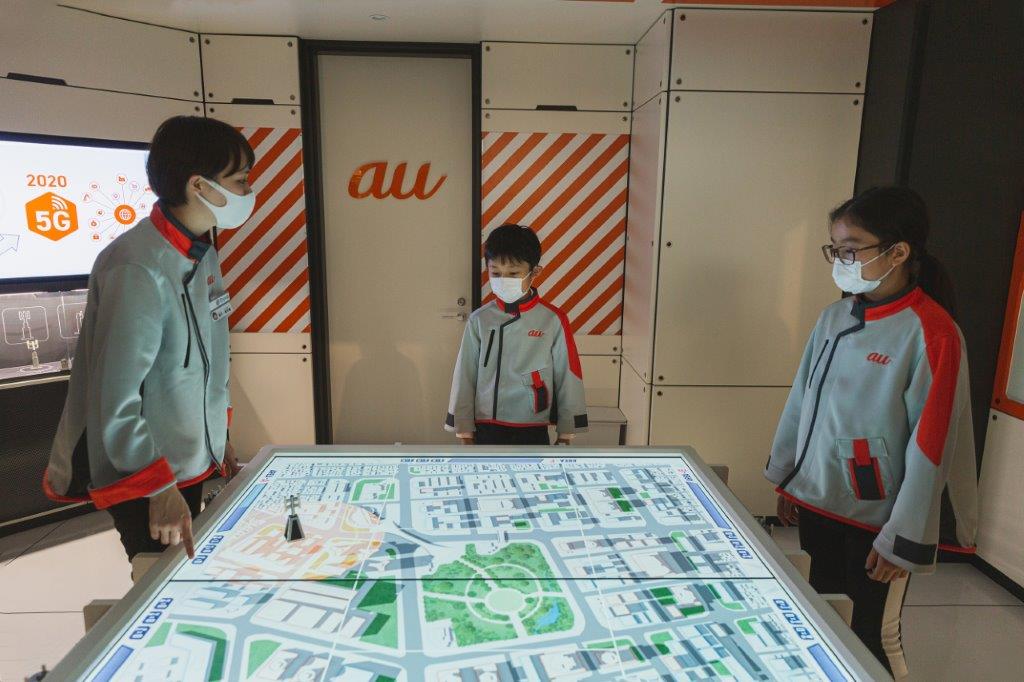 キッザニア東京の「通信会社」パビリオン
