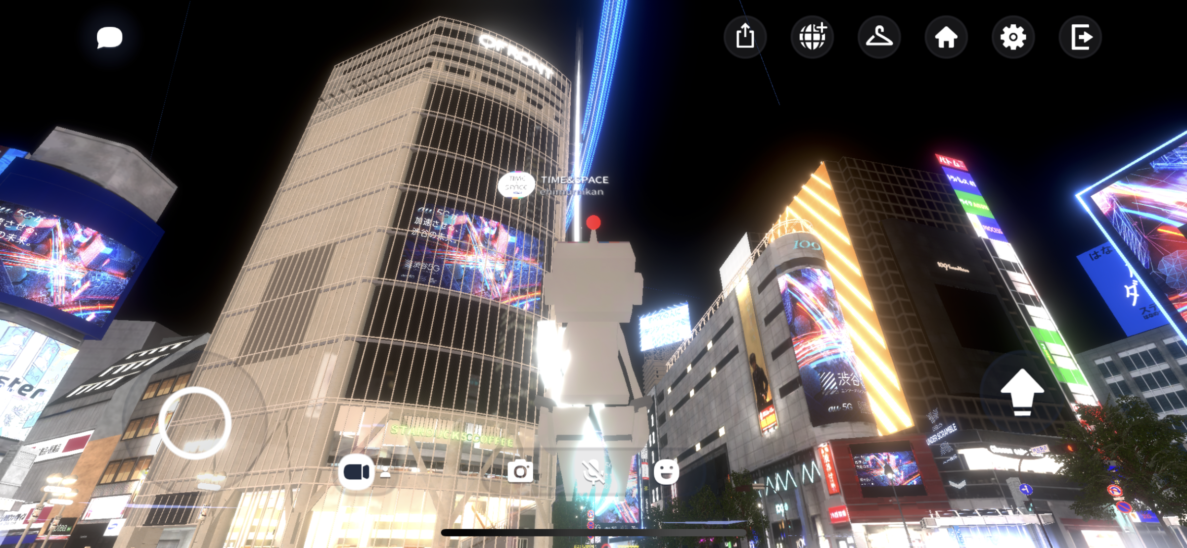 バーチャル渋谷入口(clusterアプリ)
