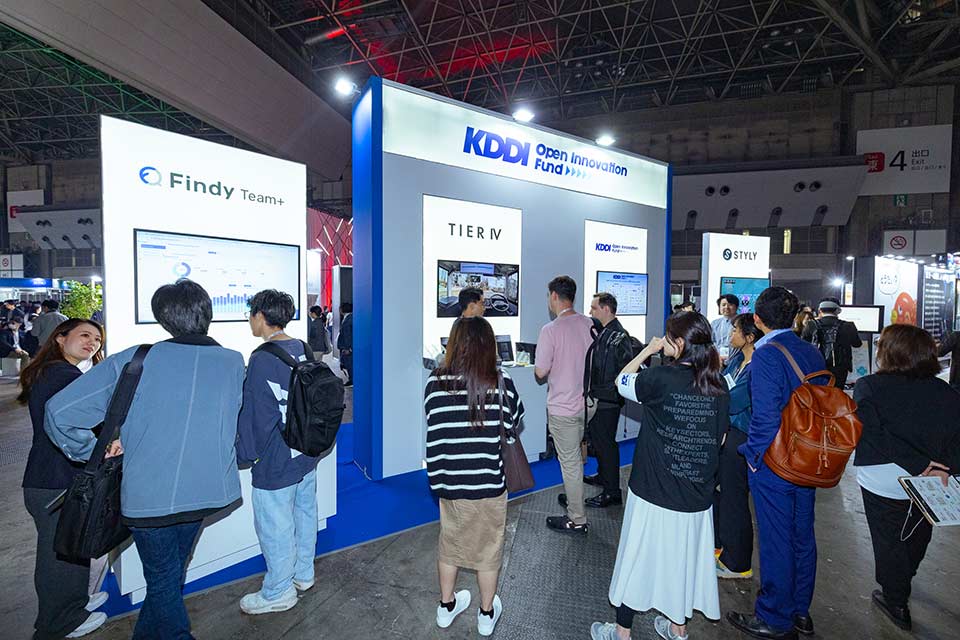 SusHi Tech TokyoにおけるKDDIブース