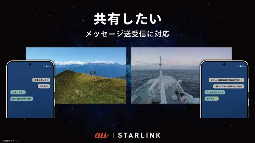 メッセージ送受信に対応