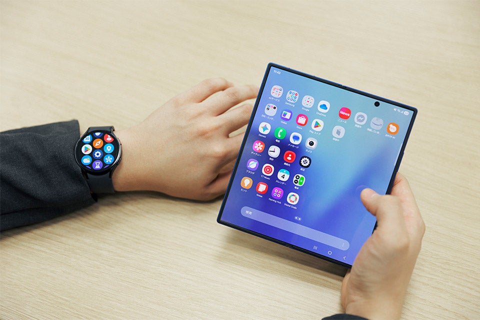 Galaxy Watchと連携すれば、睡眠データや運動データに基づいた提案も行う
