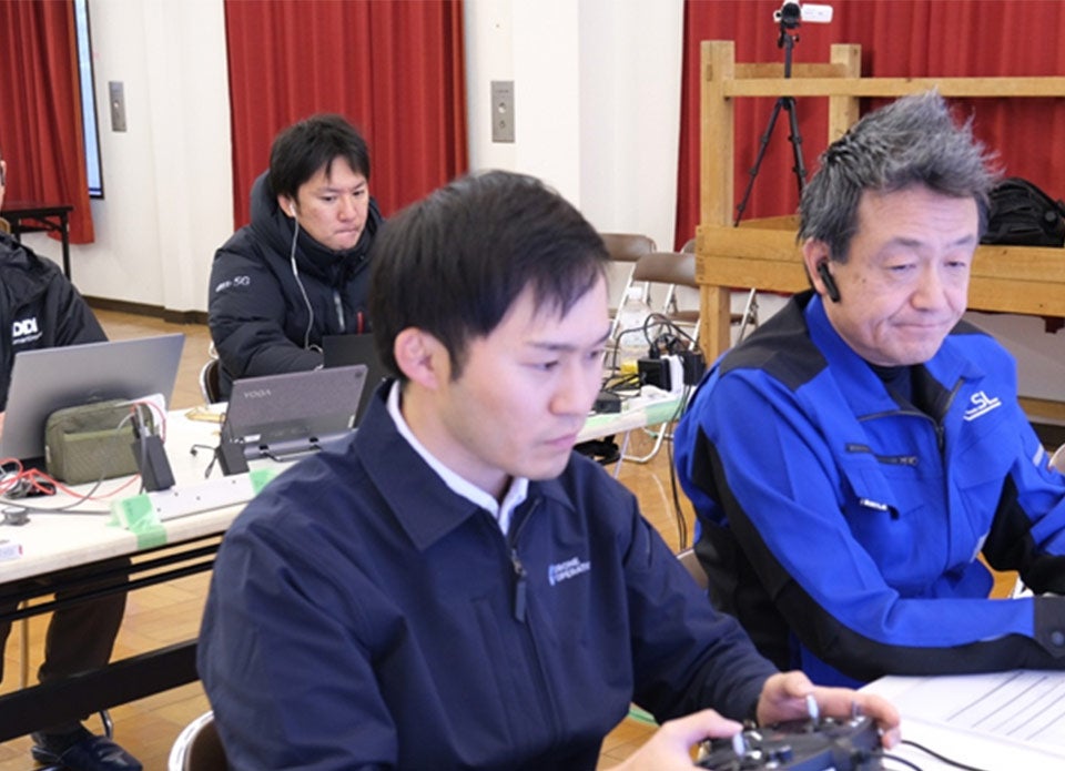 通信技術を活用し遠隔でドローン運航を実施
