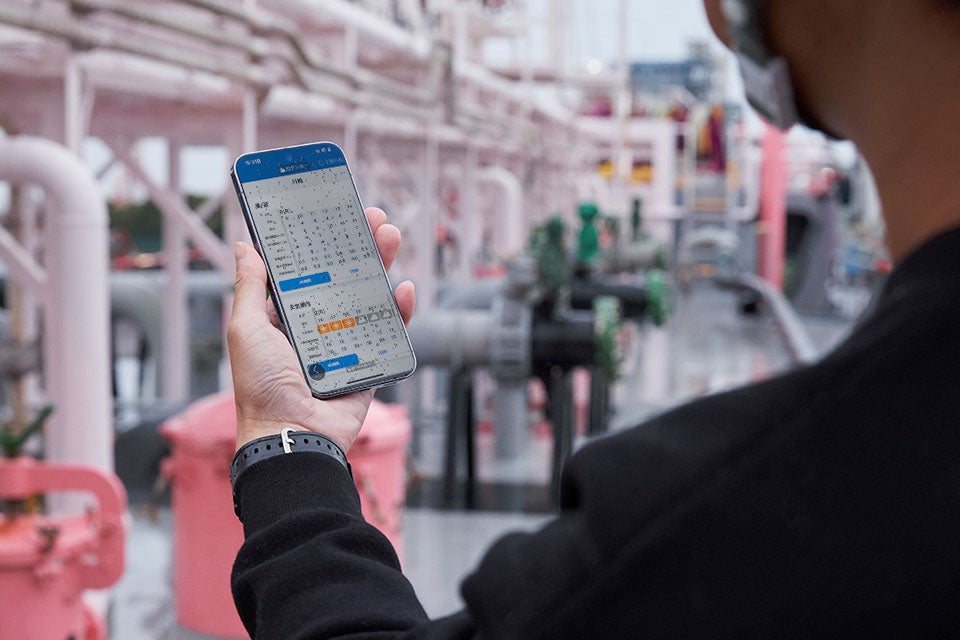 波・風の1時間ごとの予測をピンポイントで確認