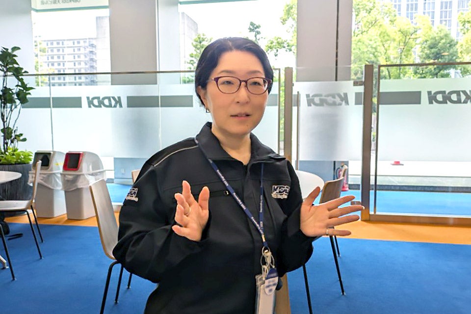 KDDIエンジニアリング 運用保守事業本部 西日本運用本部 関西支社（当時は、東日本運用本部 南関東支社）廣瀬 愛