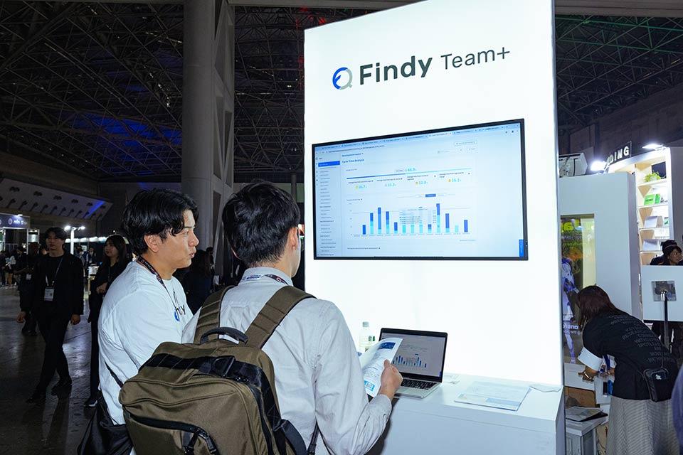ファインディ株式会社のブース