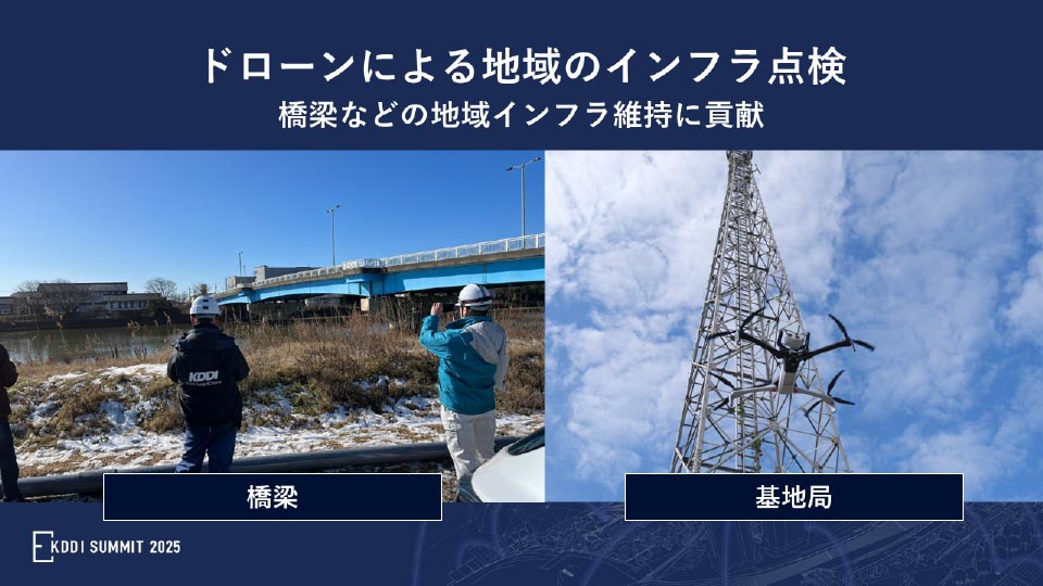 ドローンによる地域のインフラ点検