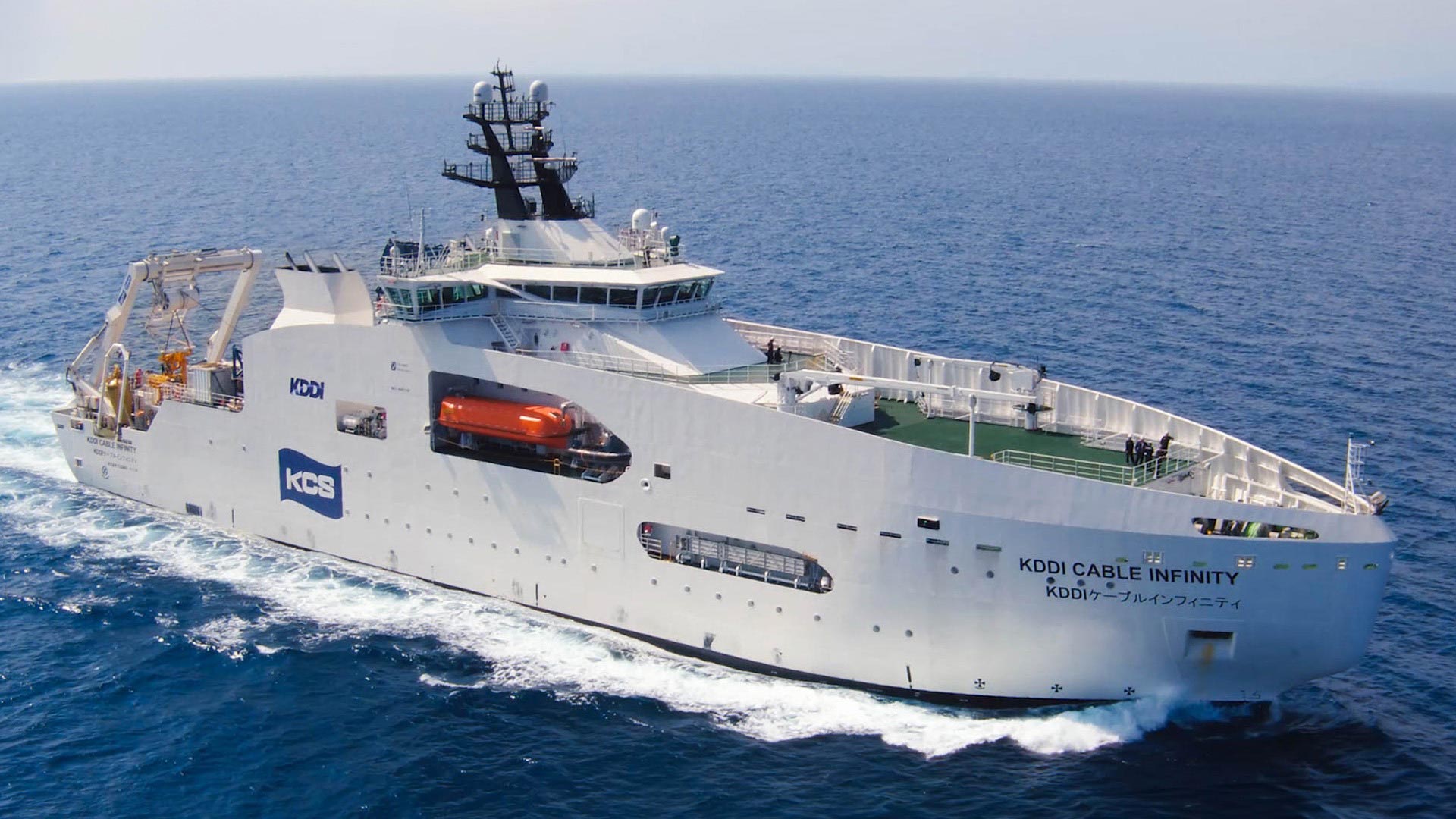 船上基地局「KDDIケーブルインフィニティ」