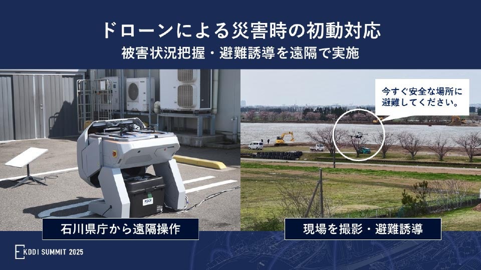 ドローンによる災害時の初動対応