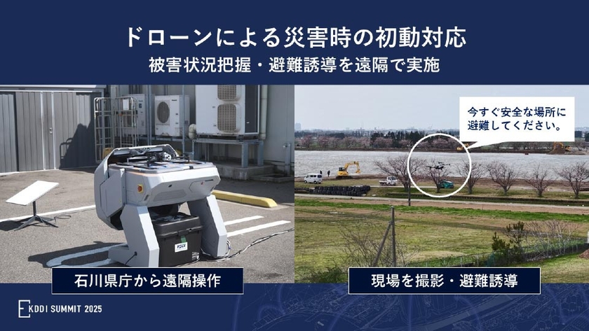 ドローンによる災害時の初動対応