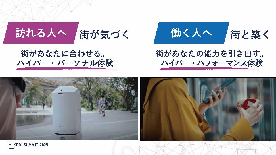 訪れる人へ 街が気づく、働く人へ 街と築く