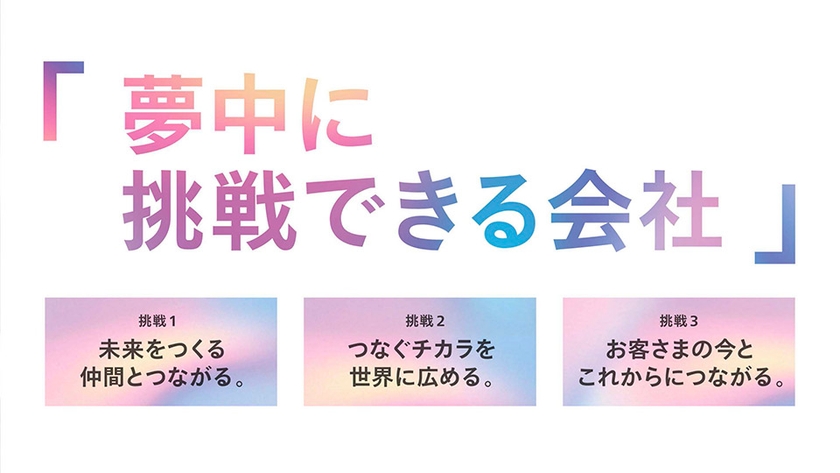 夢中に挑戦できる会社