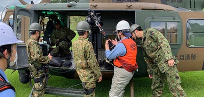 自衛隊ヘリから降下も 7月豪雨災害に対応したKDDIの基地局復旧作業の全記録