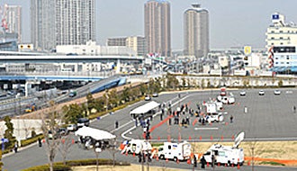 3.11を前に首都圏直下型地震を想定した模擬訓練を実施