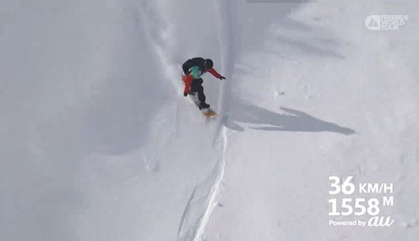 急斜面を滑走する選手をドローンが自動追尾！ 白馬で実現した新たなスポーツ観戦体験