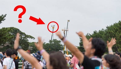 夏フェス『ROCK IN JAPAN FESTIVAL』で、観客のケータイをつなげ