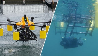 ドローンが分離＆合体！空を飛行し、海を潜行するKDDIの「水空合体ドローン」とは