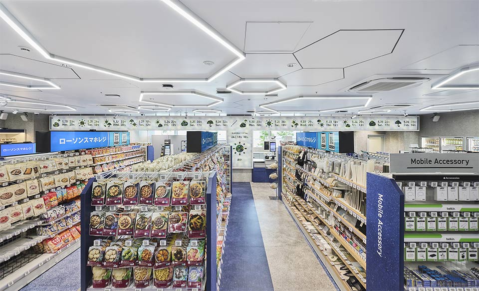 「Real×Tech LAWSON」1号店のローソン高輪ゲートウェイシティ店