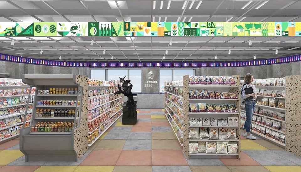 構想初期の店舗イメージ。検討を重ね今の店舗に至る。