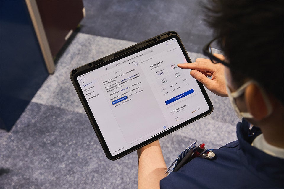 AIでデータ分析し、店舗運営をサポート