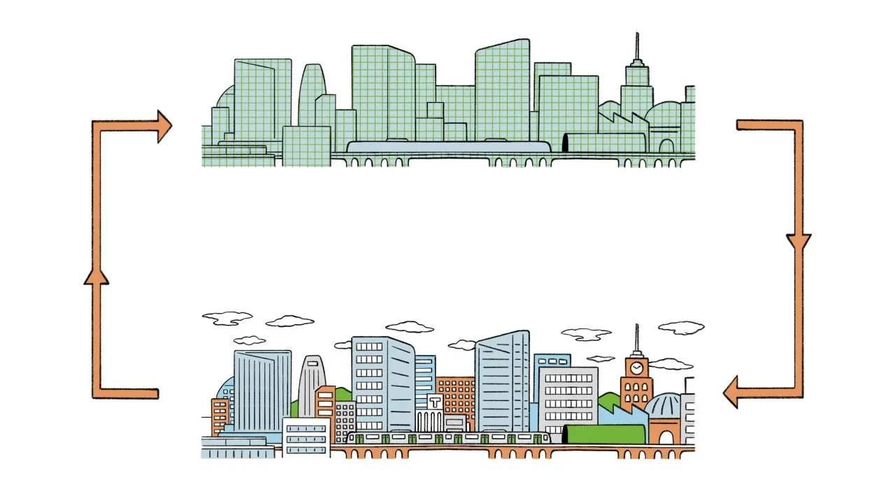 TAKANAWA GATEWAY CITYで描くリアル×バーチャルの新しいまちづくり