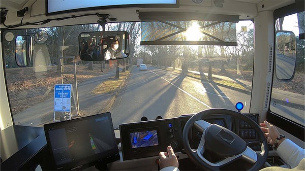 地域の移動手段を守る！ 公共交通機関の維持を目指した自動運転バスの走行実証