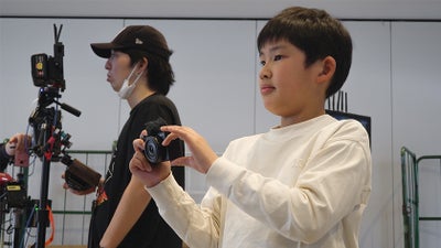 小学生クリエイターを応援！未来の映像ディレクターがテレビCM撮影現場に潜入